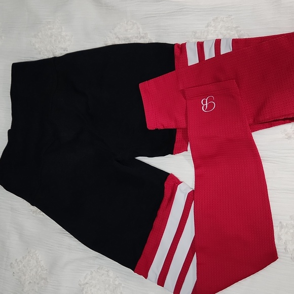 Bombshell Sportswear Womens Thigh High Leggings Size Small - Picture 5 of 6